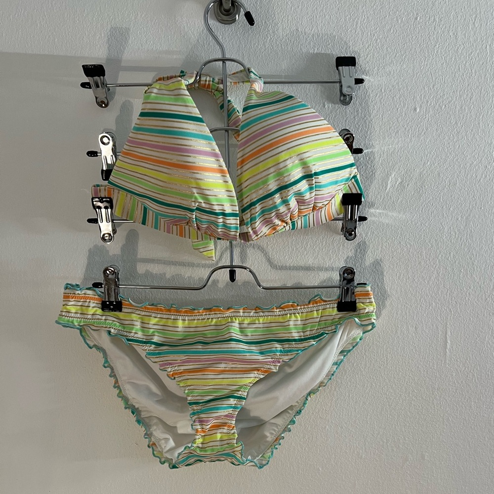Victoria’s Secret 2-piece low rise, padded bikini SIZE M, multicolor